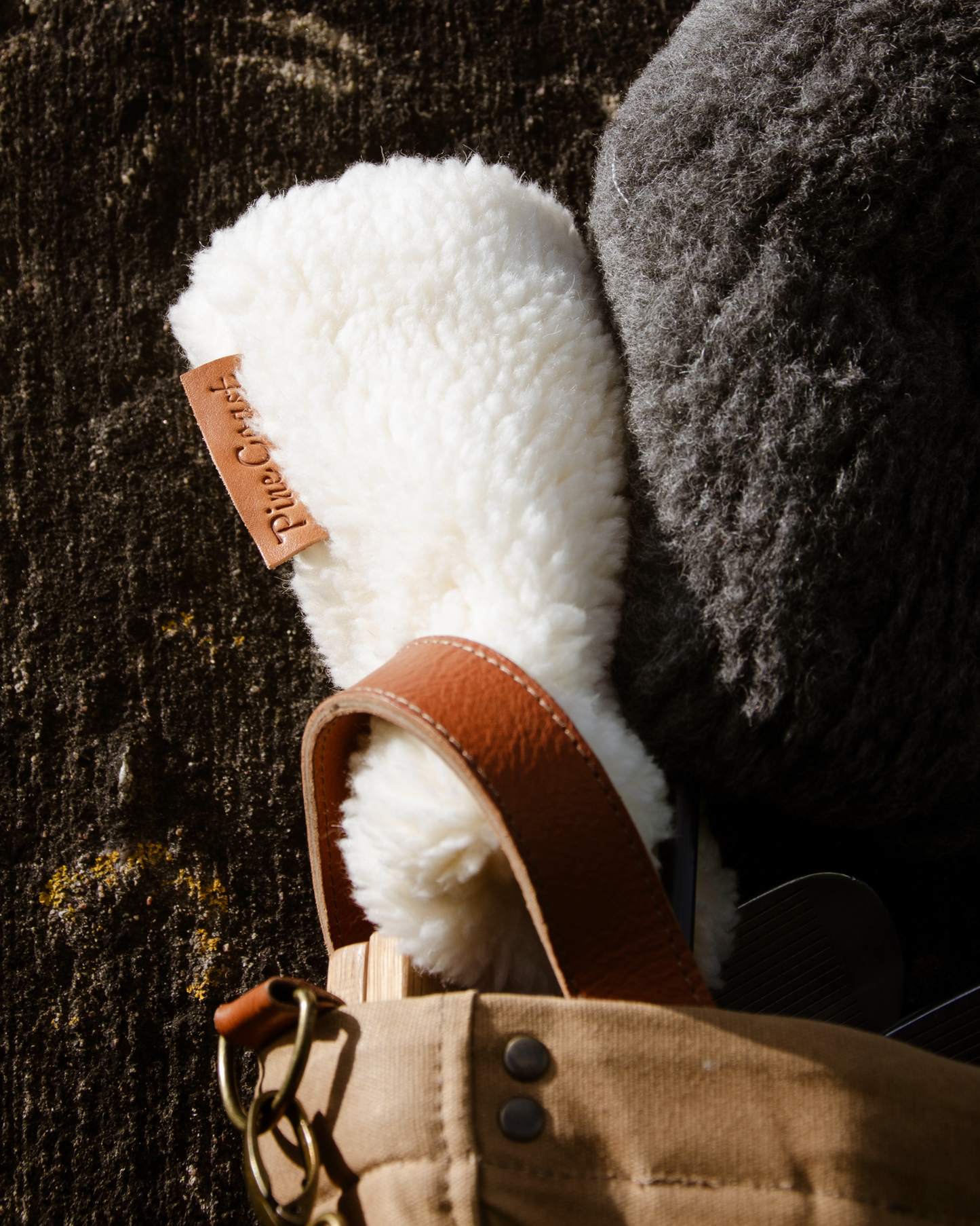 Pine Coast - White Wool Fairway Wood Headcover