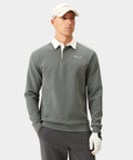 Macade Men's Blades Polo Sweatshirt - Teal Gray