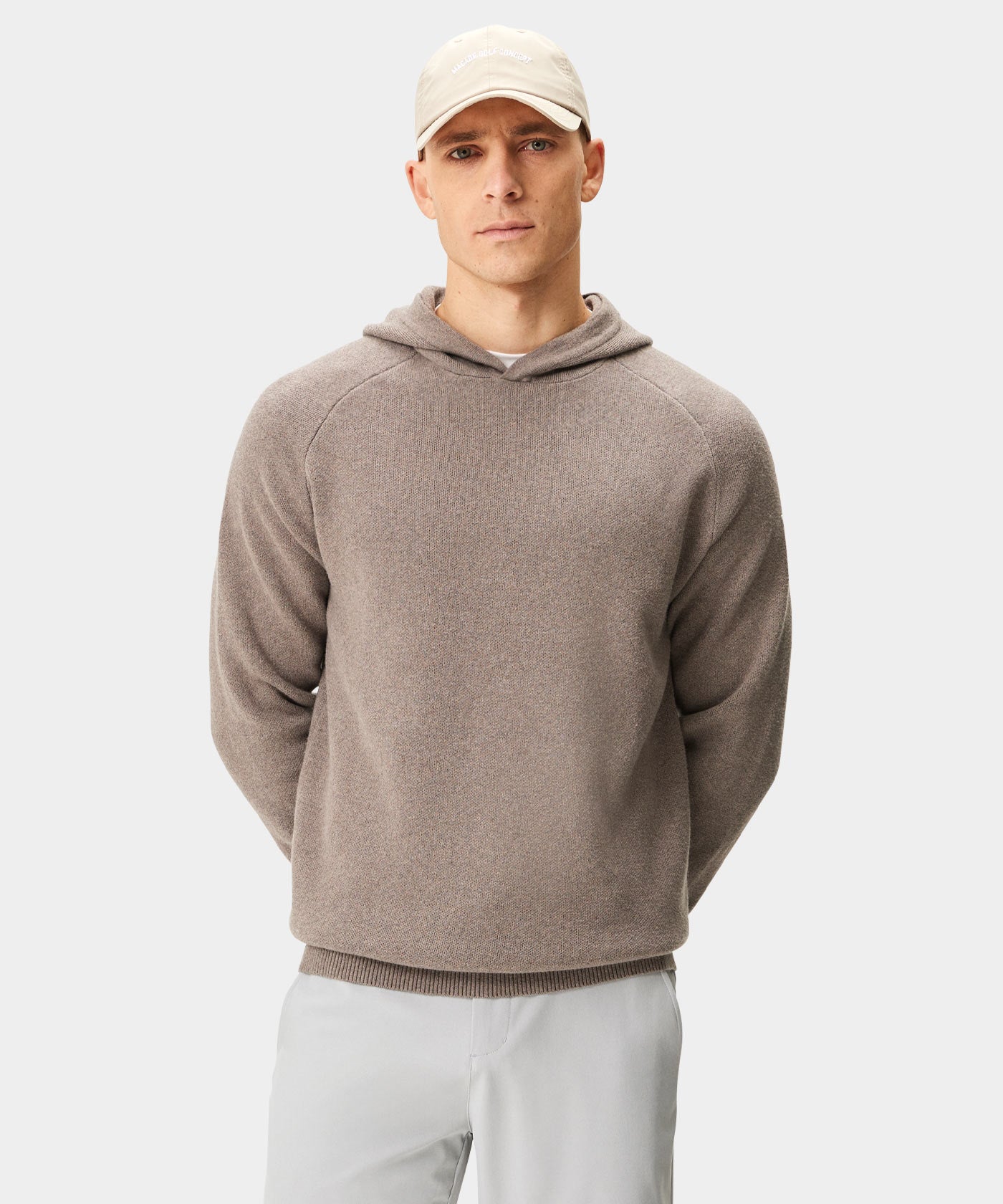 Macade Men's Tech Knit Hoodie - Brown