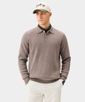 Macade Men's Cashmere Blend Knit Polo - Cedar