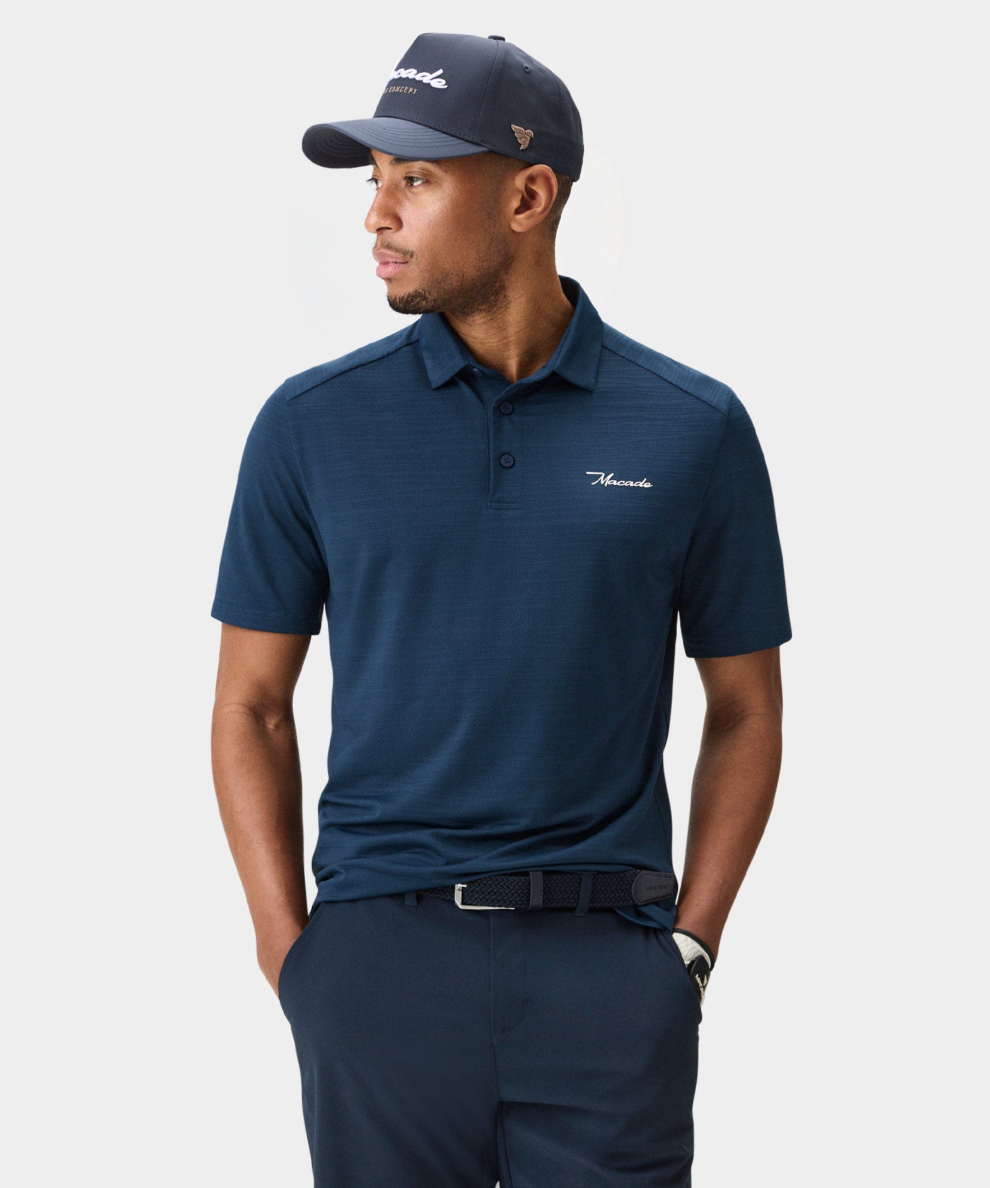 Macade Men's Flight Shirt - Steel Blue