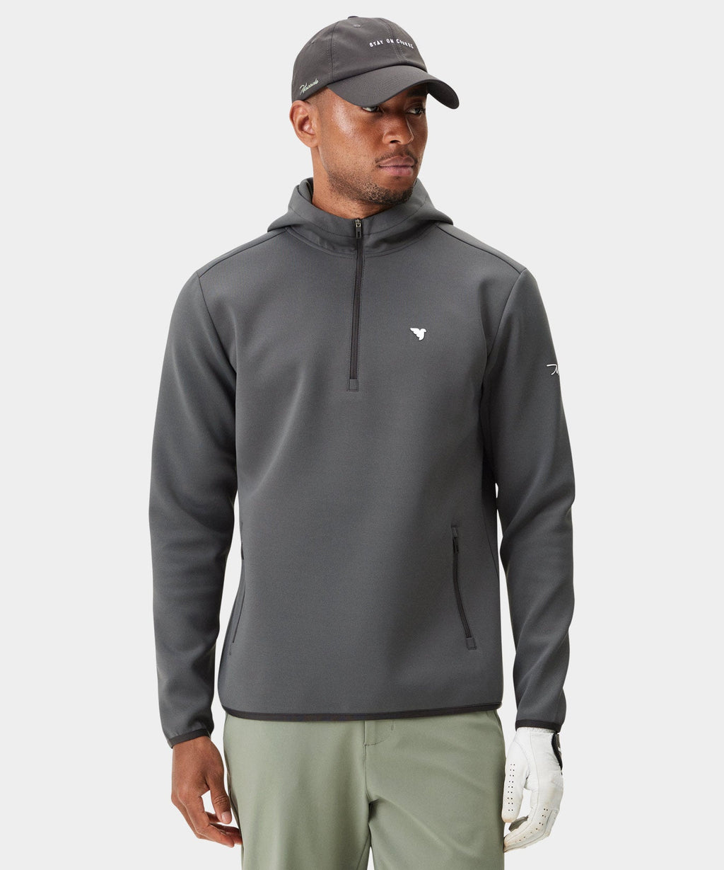 Macade Men's Therma Zip Hoodie - Dark Gray
