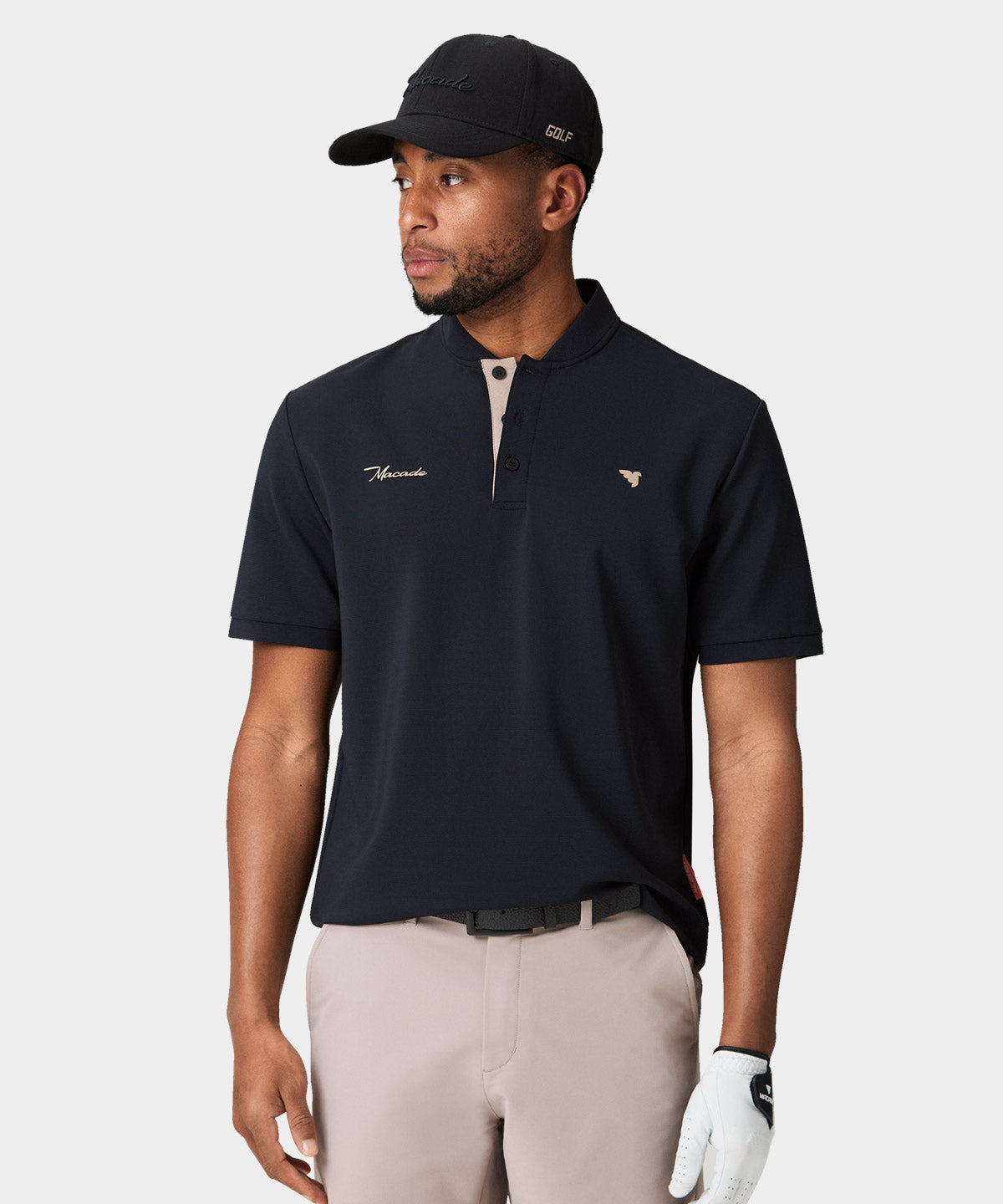 Macade Men's Heath Bomber Shirt - Black
