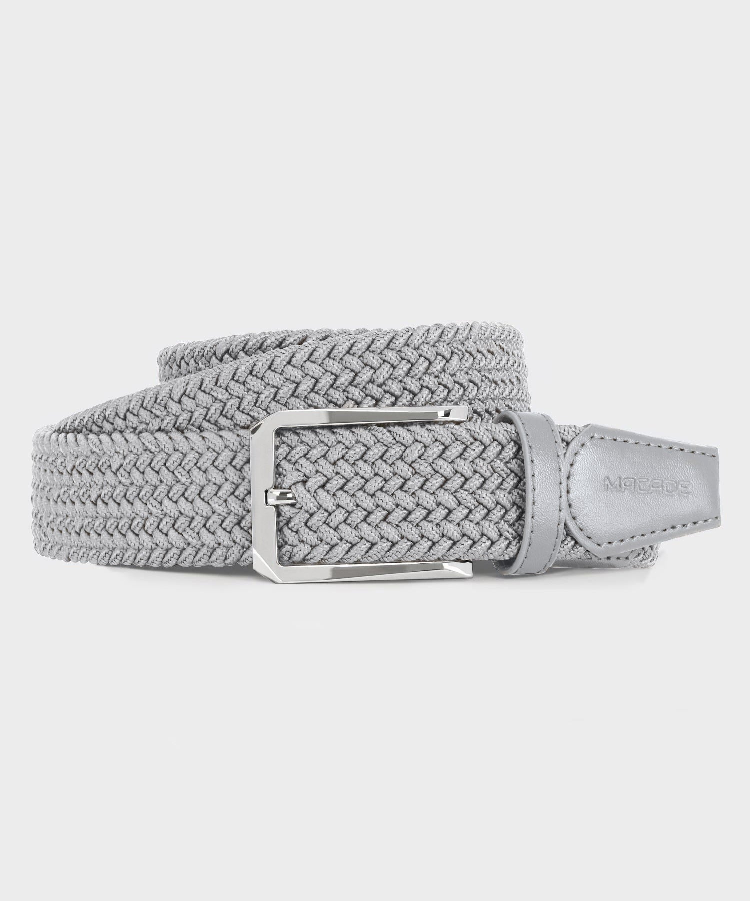 Macade Men's Elastic Light Grey Belt