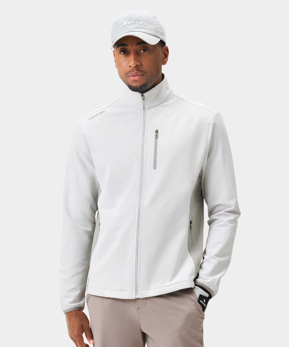 Macade Men's Storm Wind Jacket - Off-White