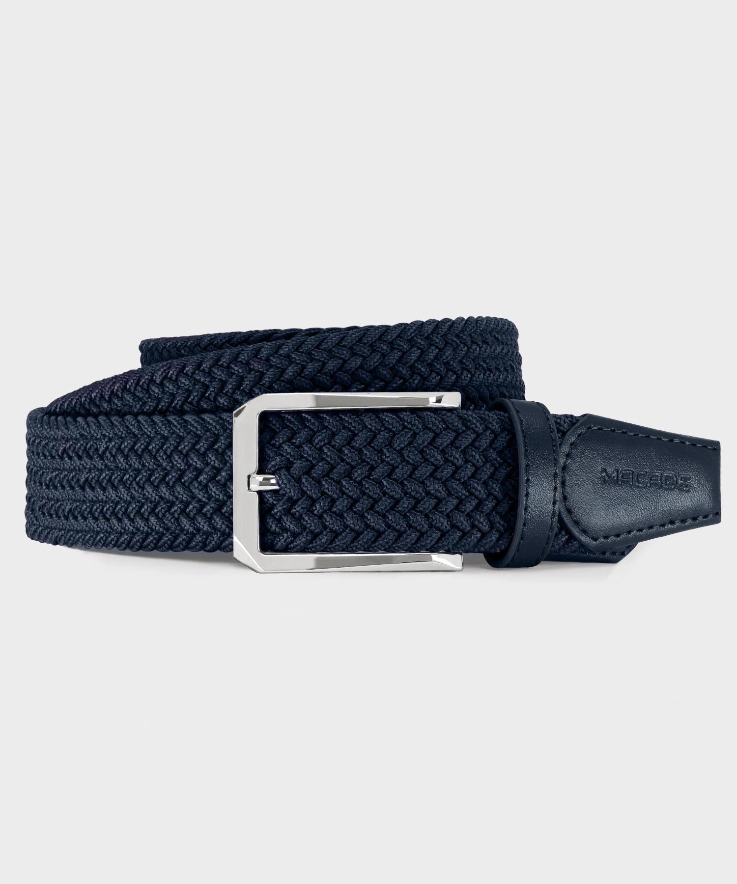 Macade Men's Elastic Navy Belt