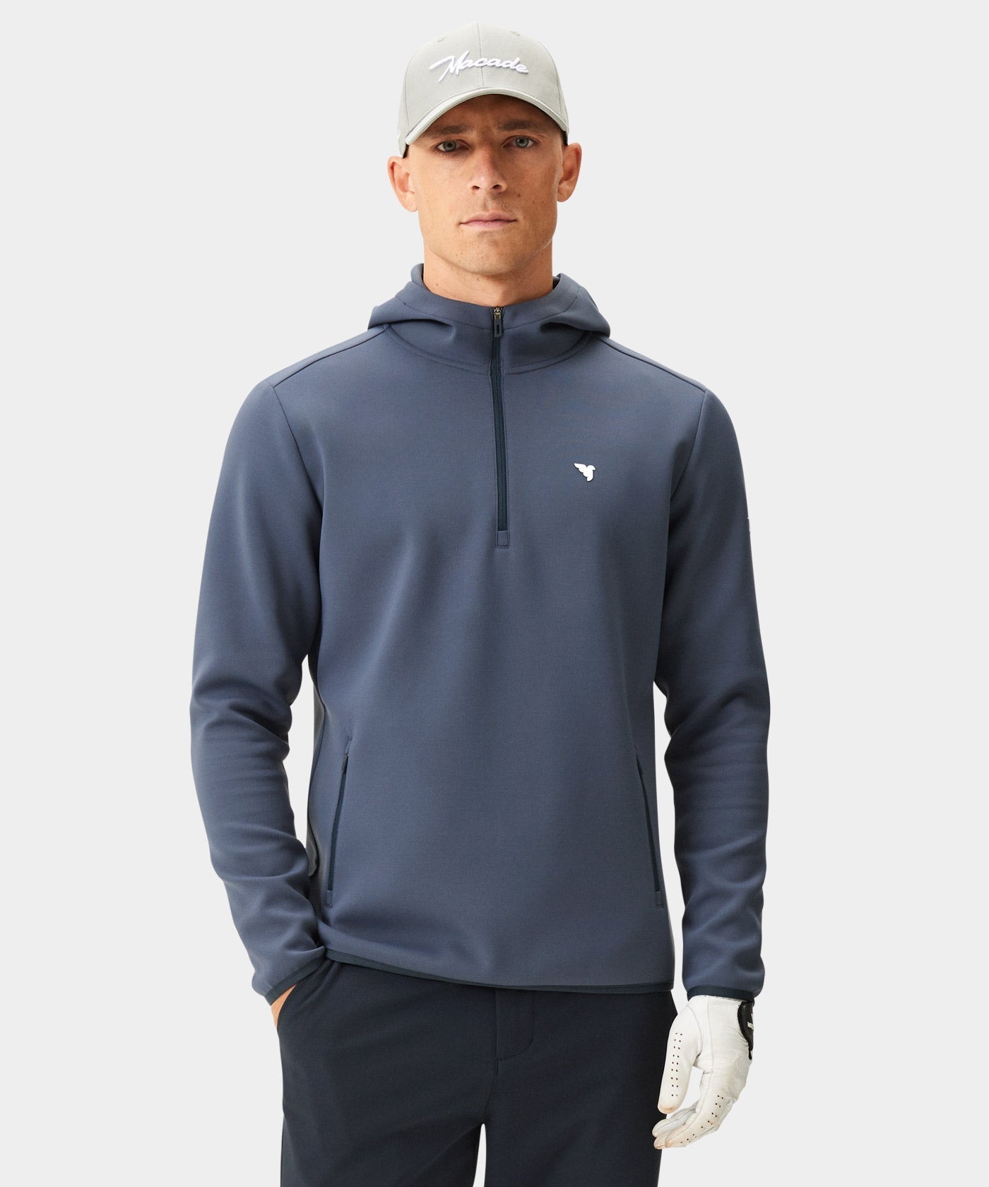 Macade Men's Therma Zip Hoodie - Spruce Blue
