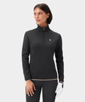 Macade Women's Therma Quarter Zip - Jade Black