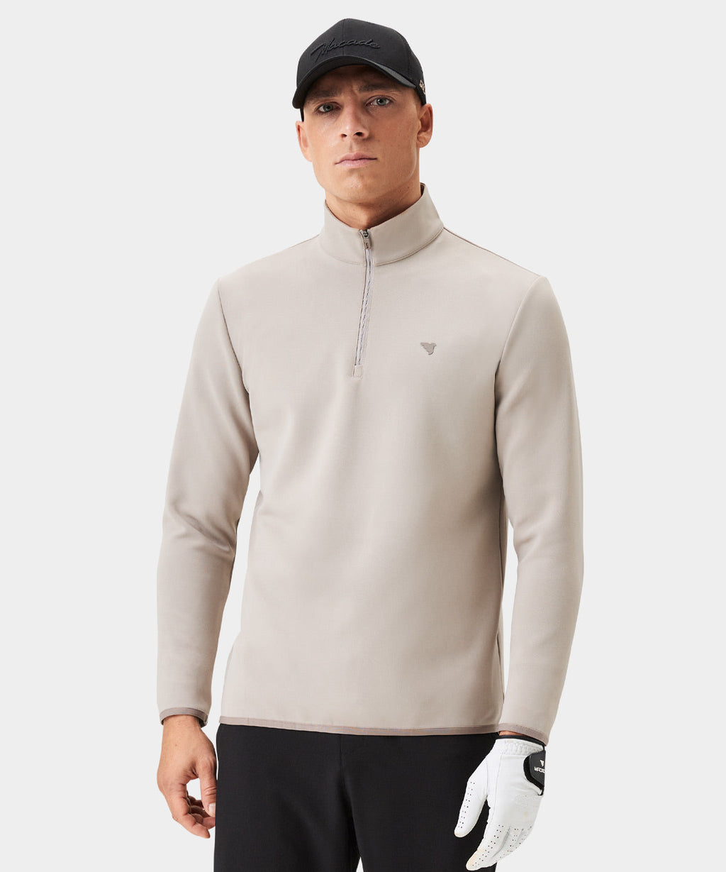 Macade Men's Therma Quarter Zip - Taupe