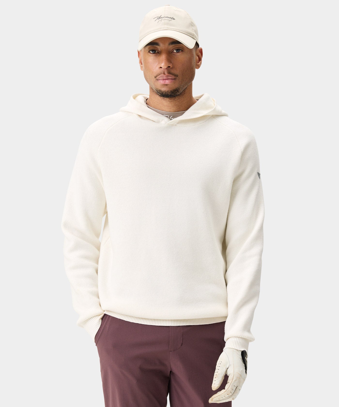 Men's Tech Knit Hoodie - Cream