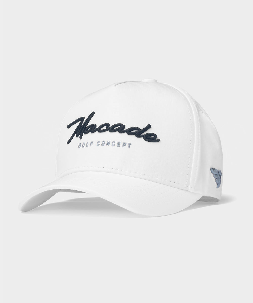 White Signature Snapback