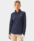 Macade Women's Zoe Flex Quarter Zip - Blue