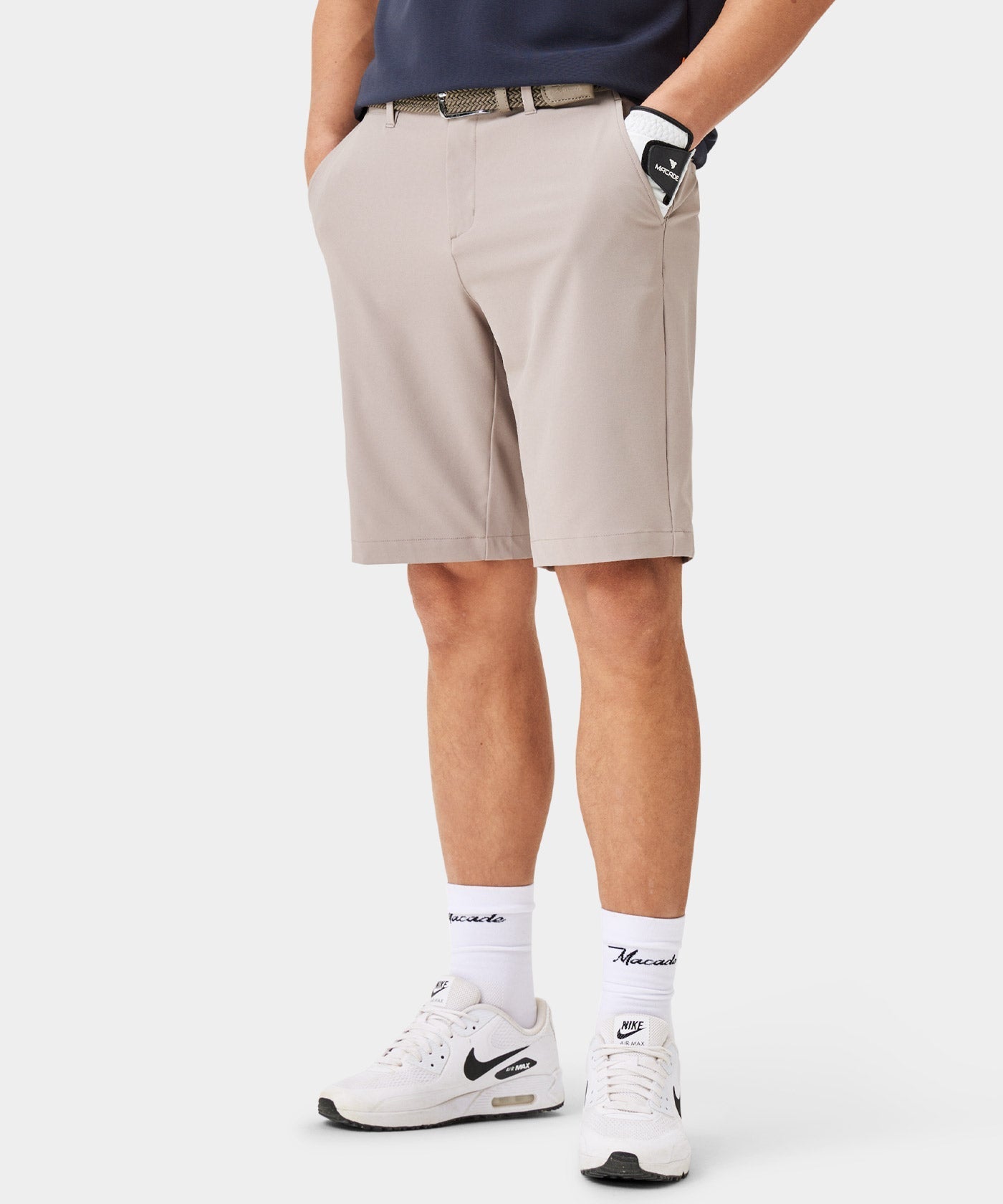 Men's Four-Way Stretch Shorts - Ash Brown