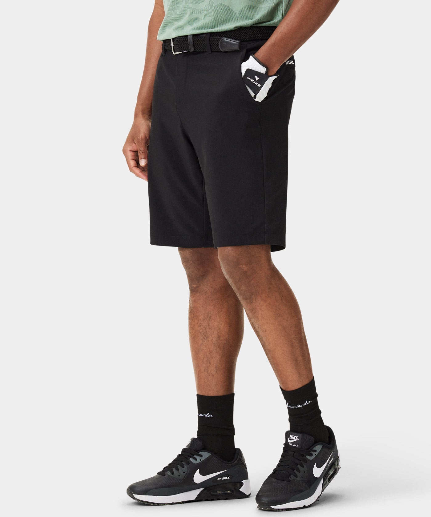 Macade Men's Four-Way Stretch Shorts - Black