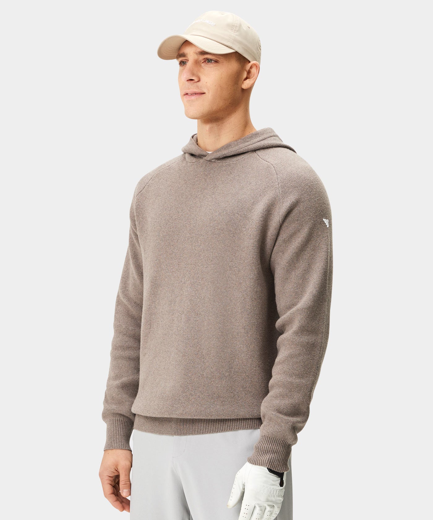 Macade Men's Tech Knit Hoodie - Brown