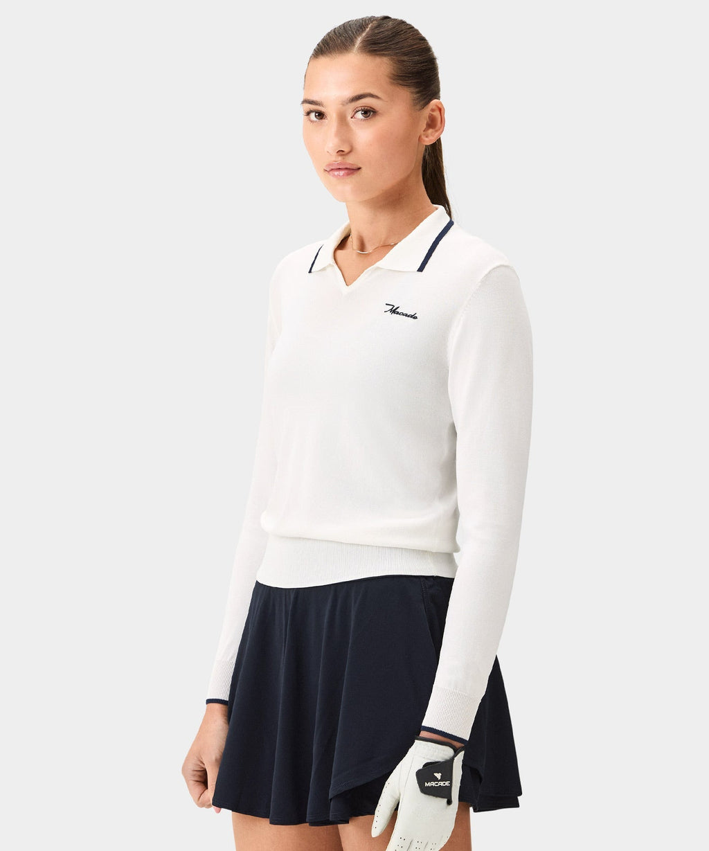 Women's Ella Knit Top - White