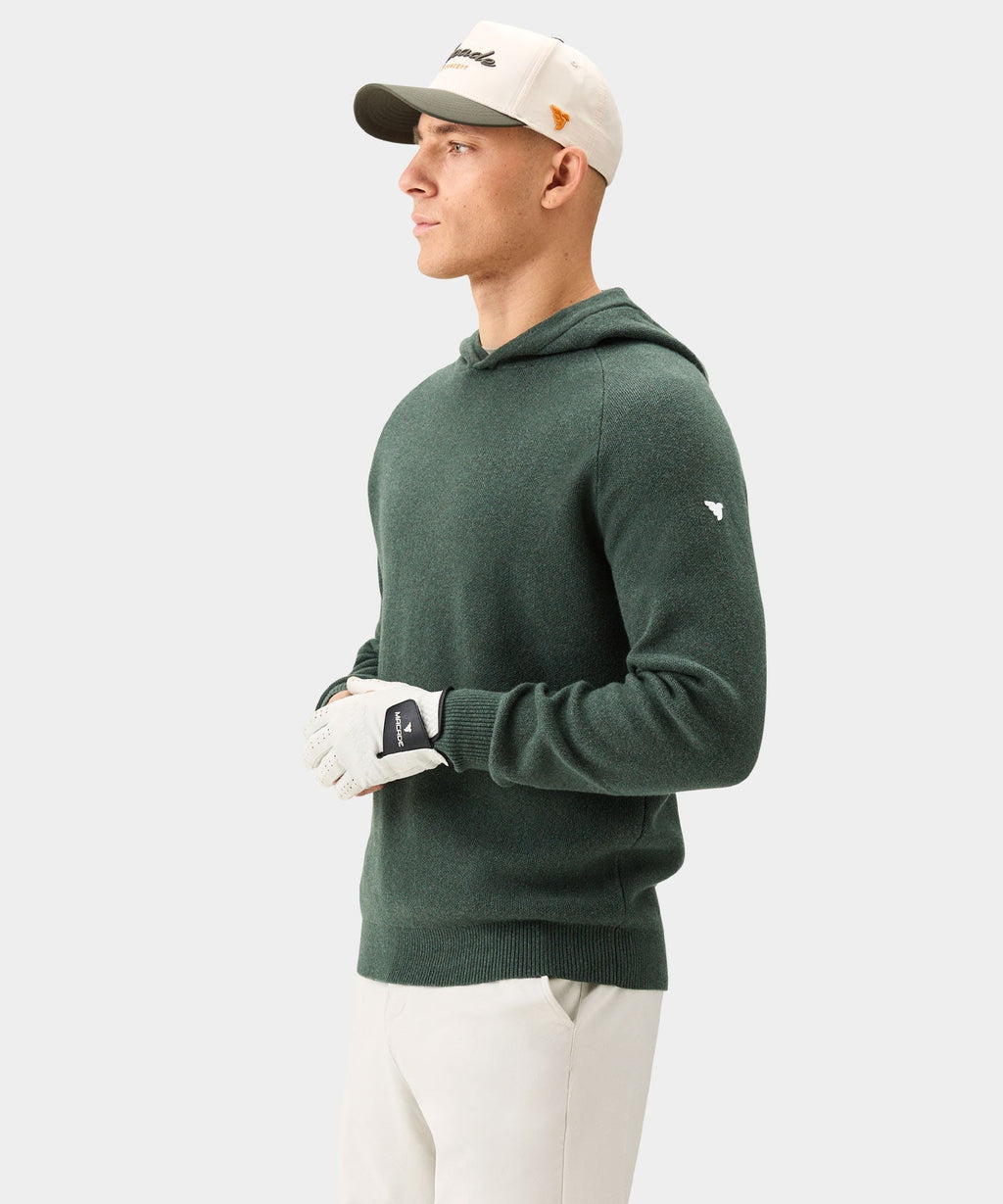 Macade Men's Tech Knit Hoodie - Pine Green