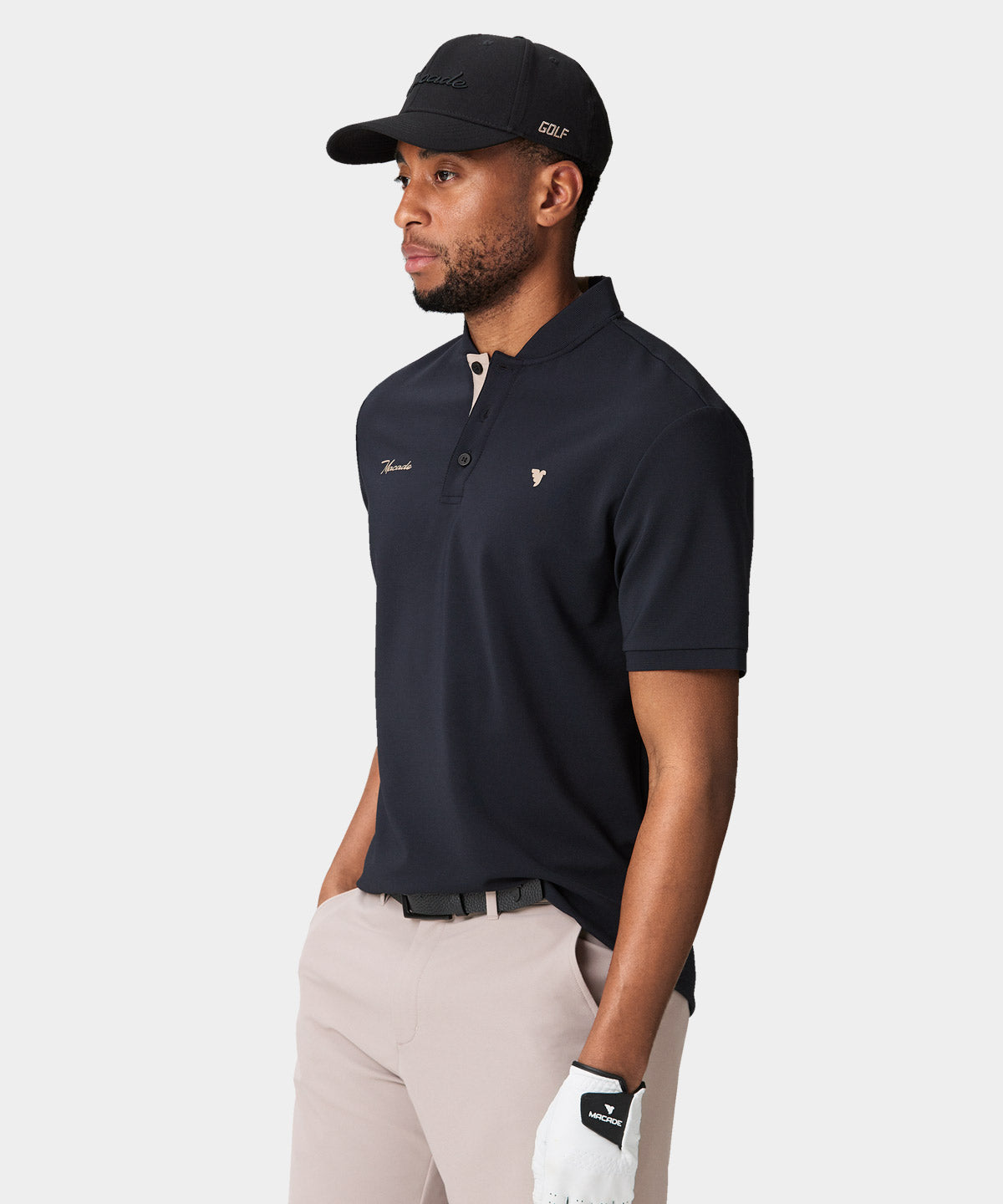 Macade Men's Heath Bomber Shirt - Black