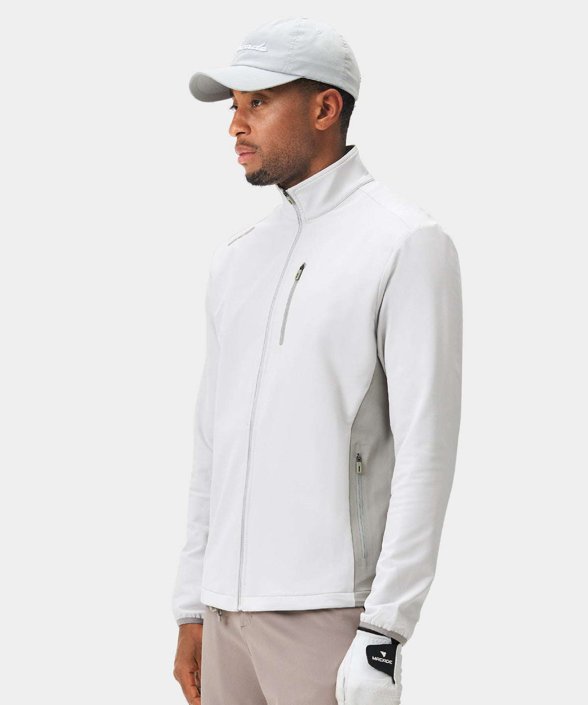 Macade Men's Storm Wind Jacket - Off-White