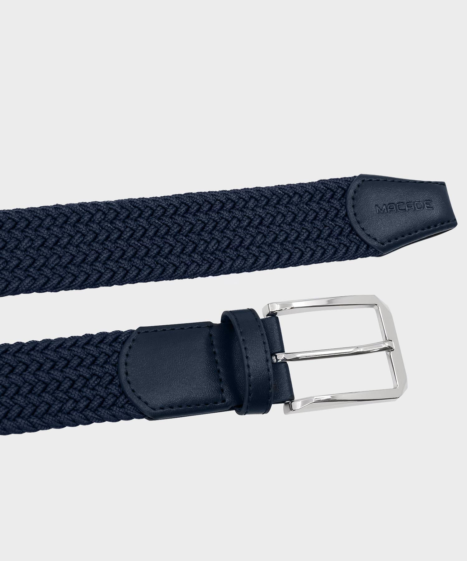 Macade Men's Elastic Navy Belt