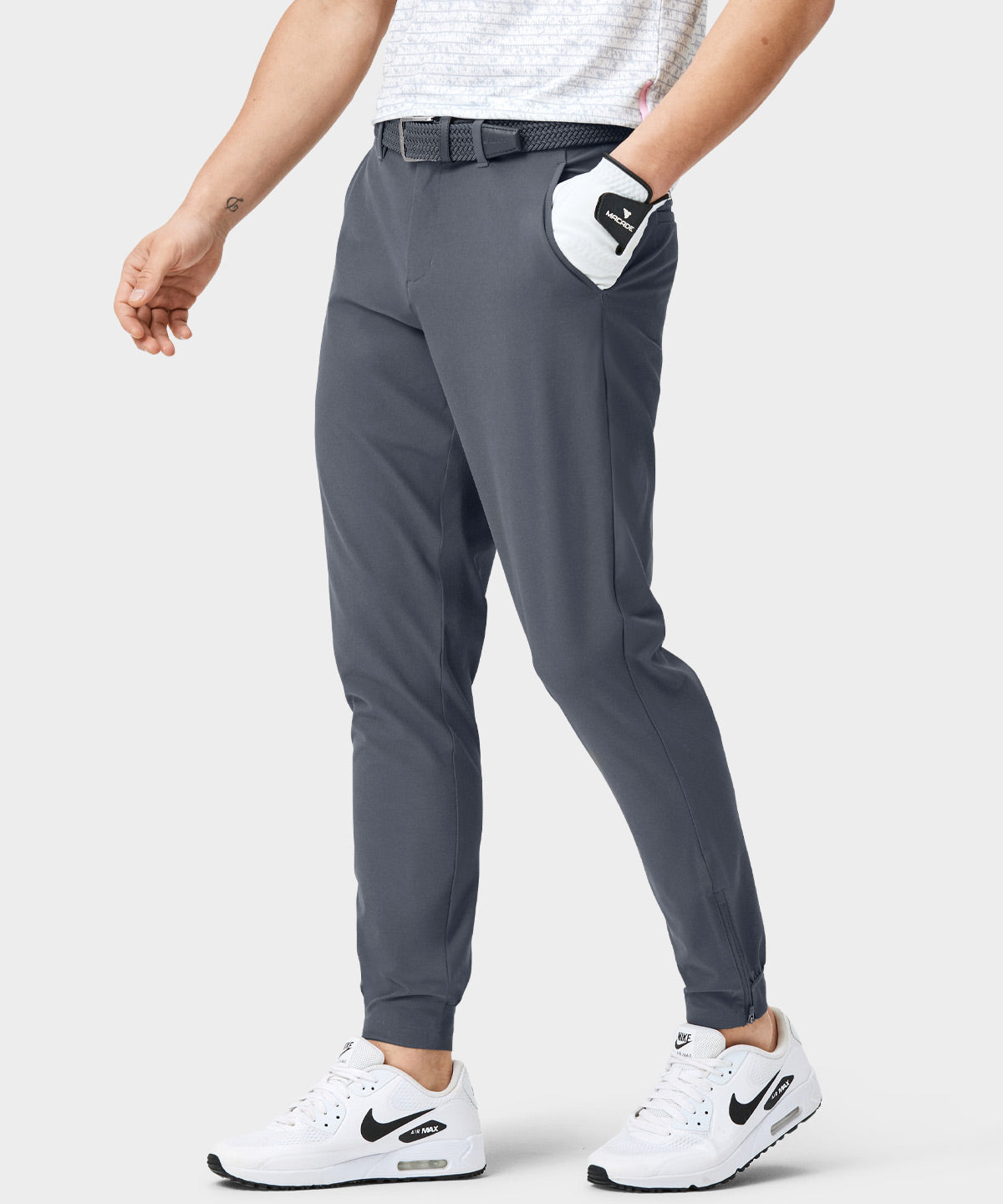 Macade Men's Four-Way Stretch Jogger - Stone Blue