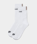 Macade Women's White Signature Crew Socks