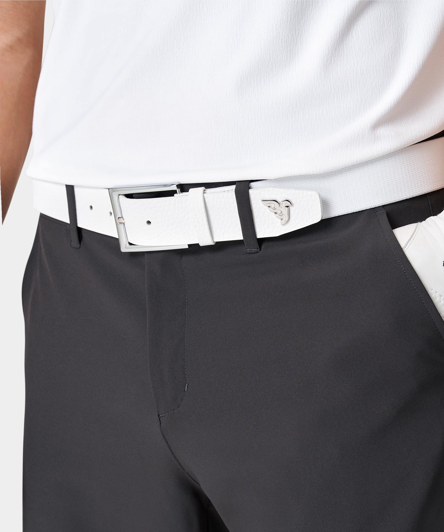 Macade Men's Tour Belt - White