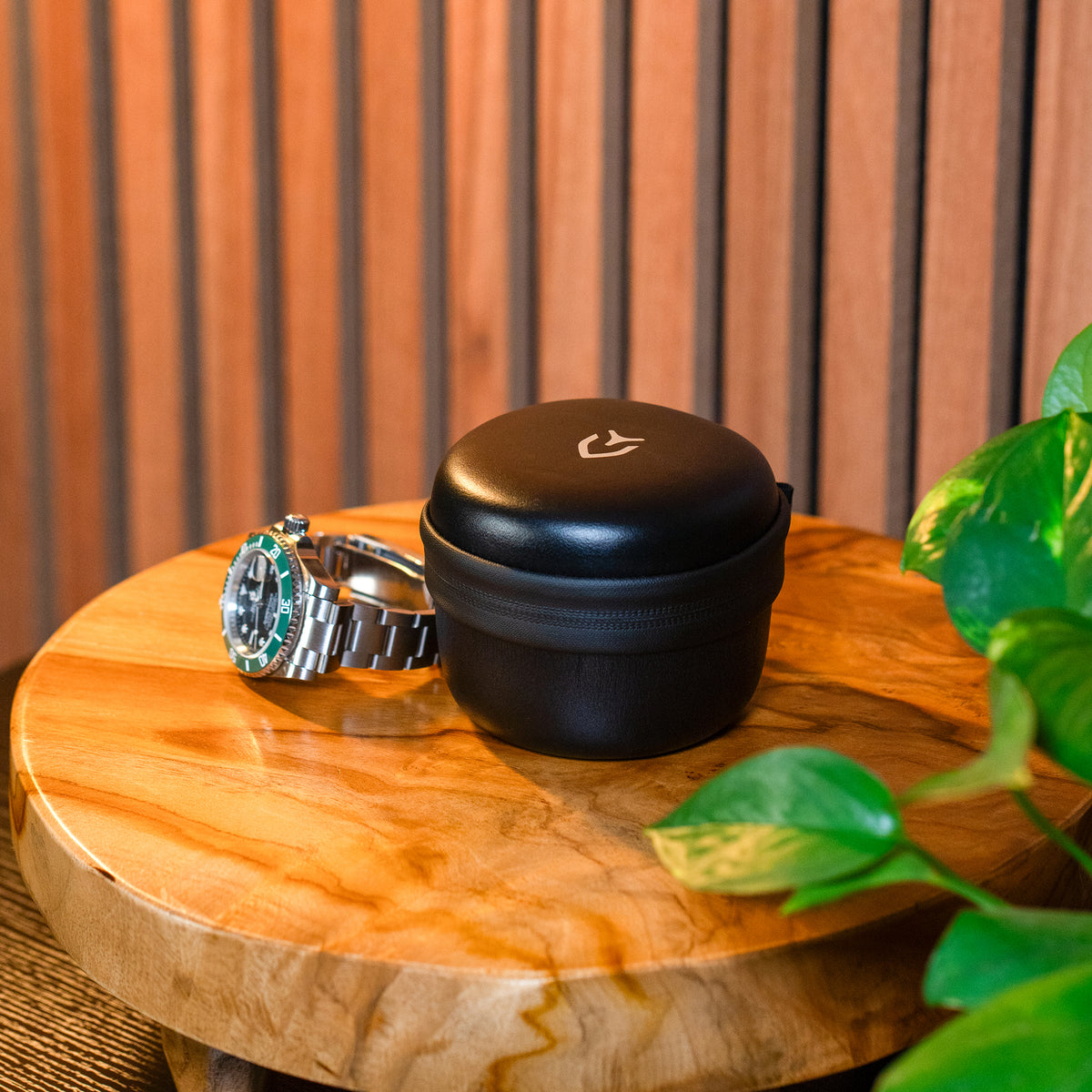 VESSEL Leather Travel Watch Case