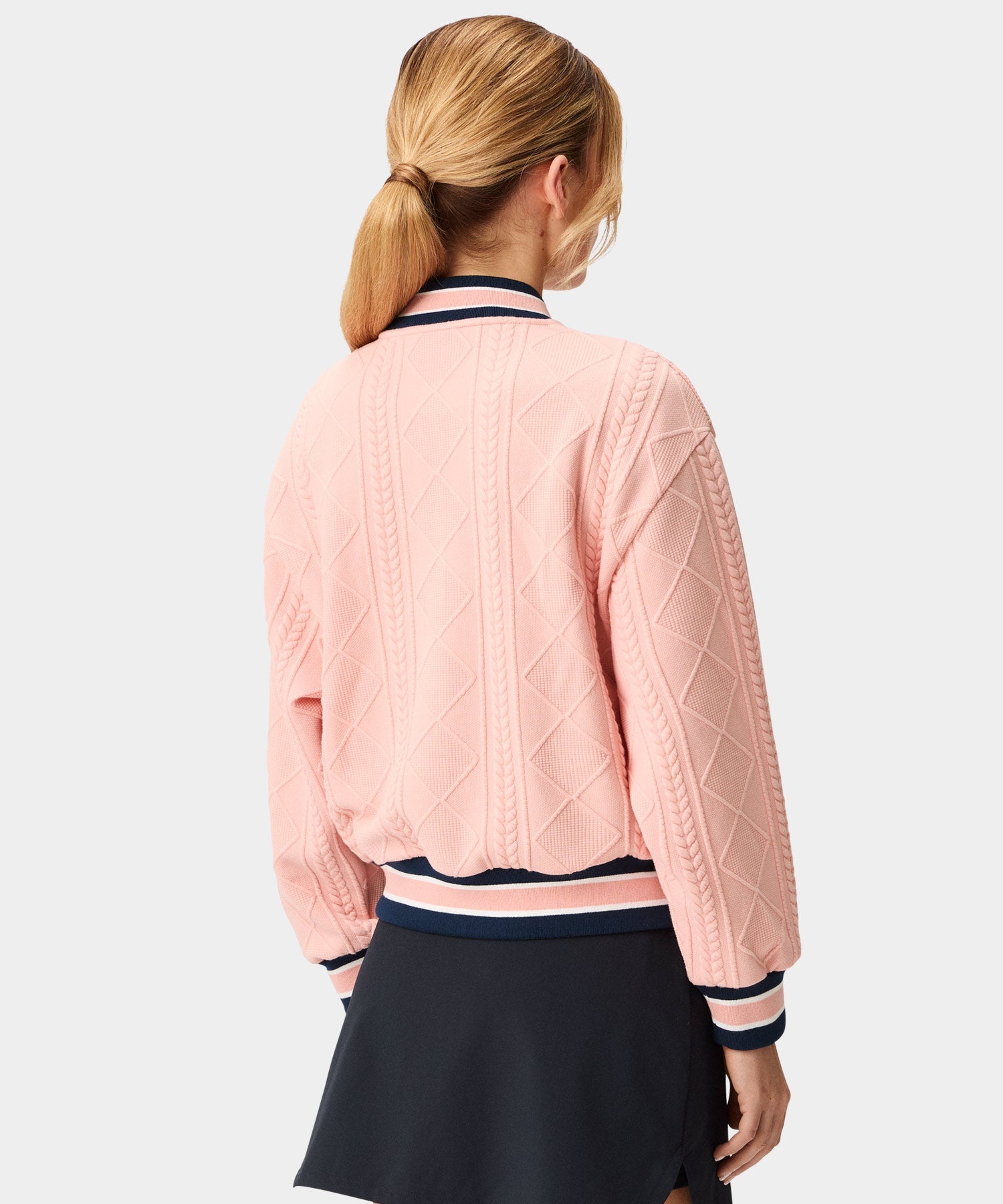 Coral TR Bomber Pullover