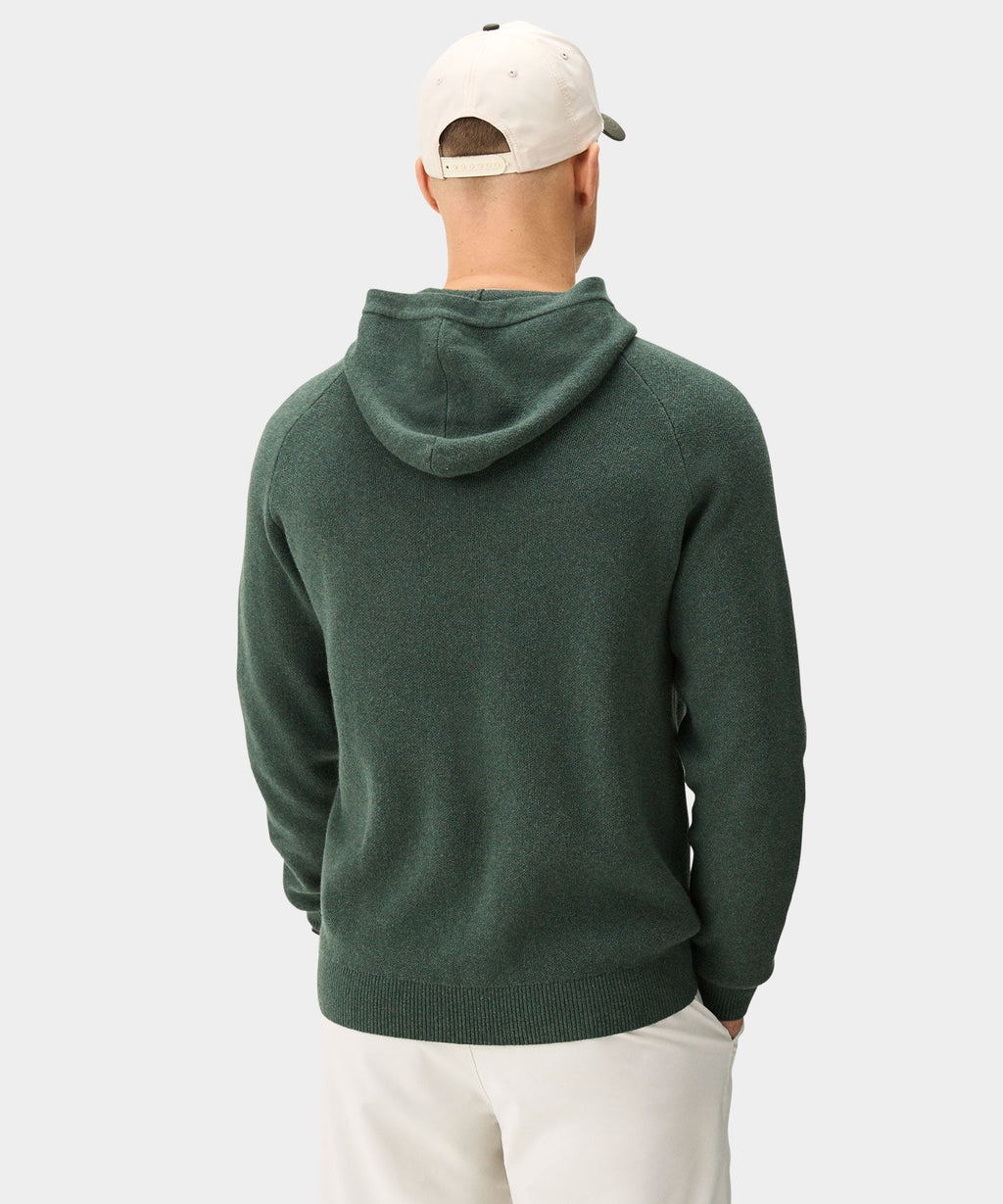 Macade Men's Tech Knit Hoodie - Pine Green