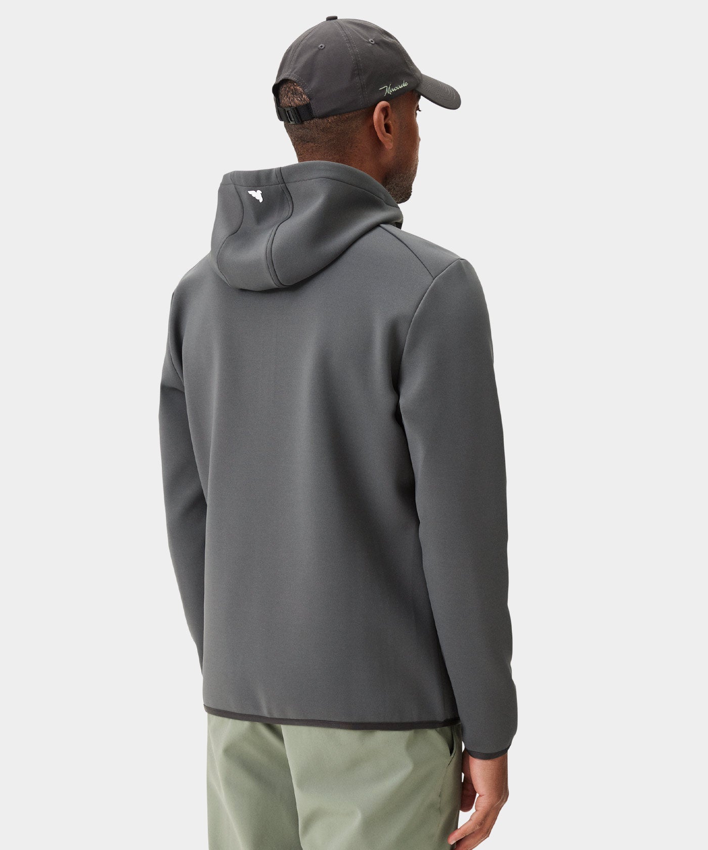 Macade Men's Therma Zip Hoodie - Dark Gray