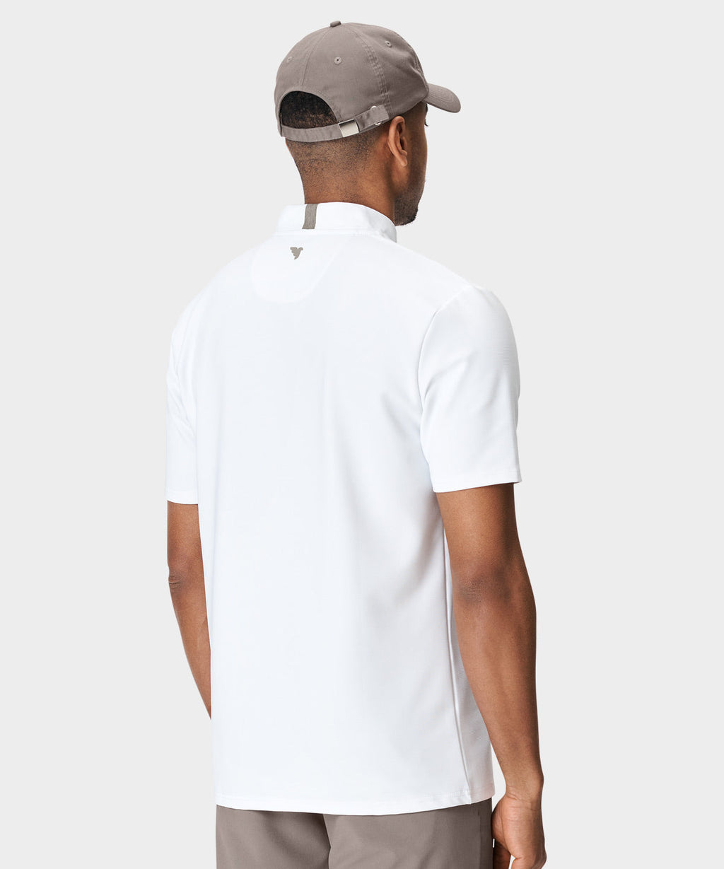 Macade Men's Heath Bomber Shirt - White