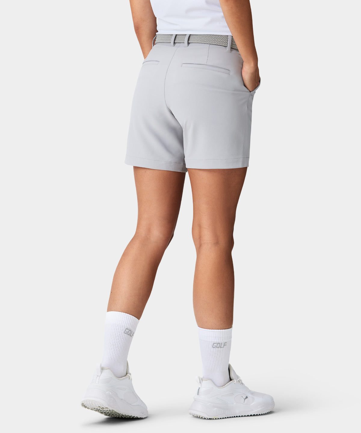 Women's Flex Shorts - Light Grey