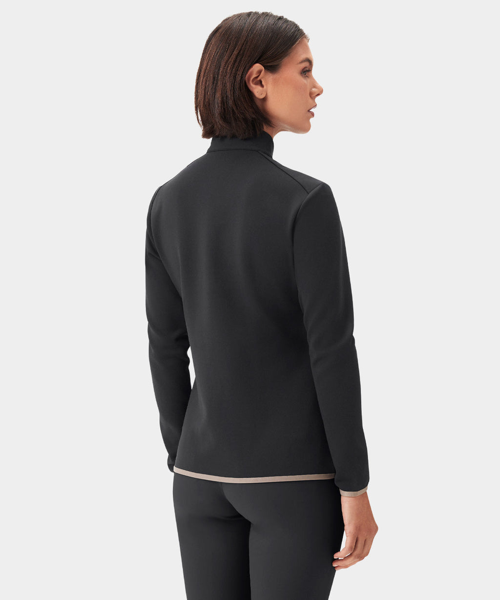 Macade Women's Therma Quarter Zip - Jade Black