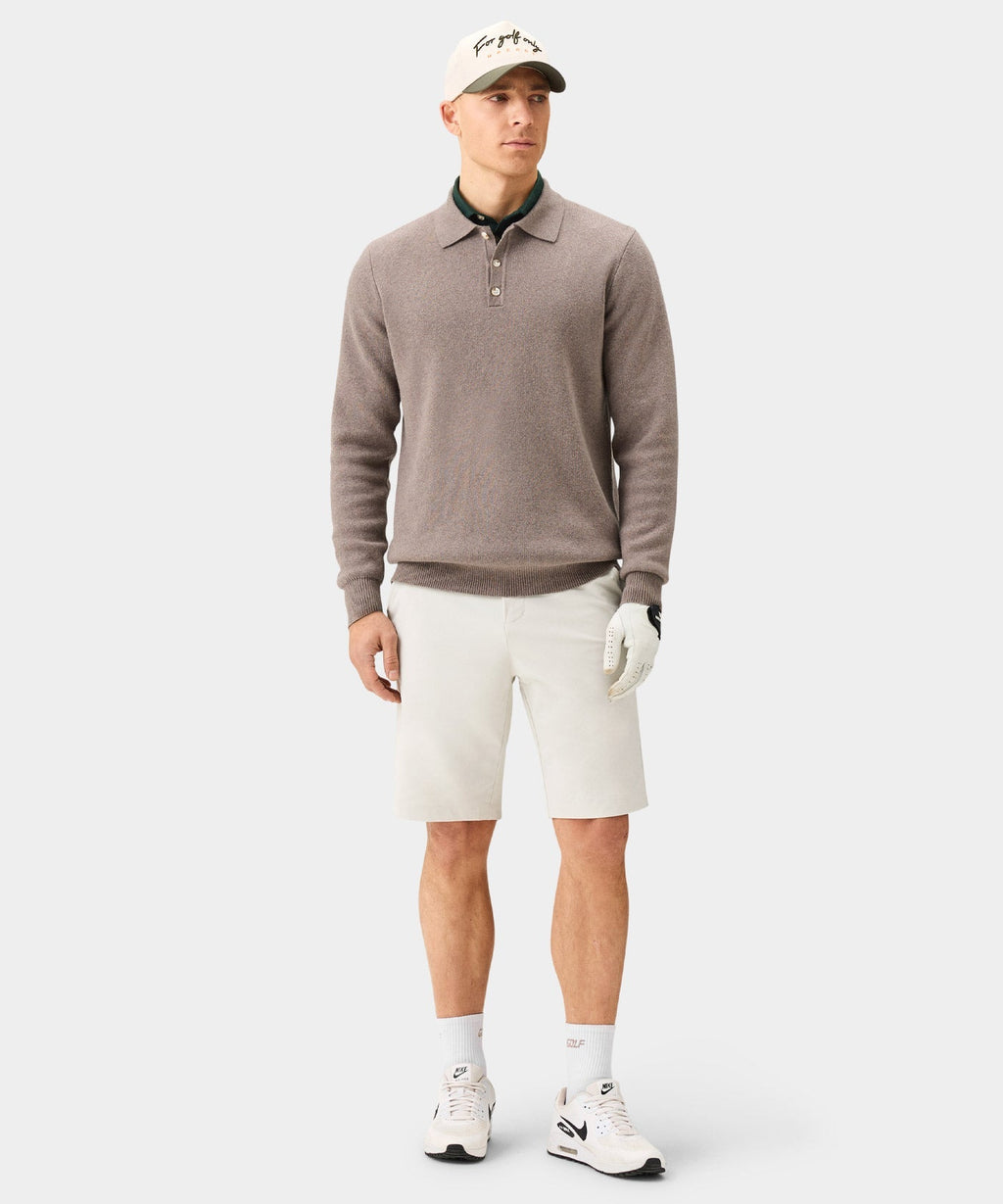 Macade Men's Cashmere Blend Knit Polo - Cedar