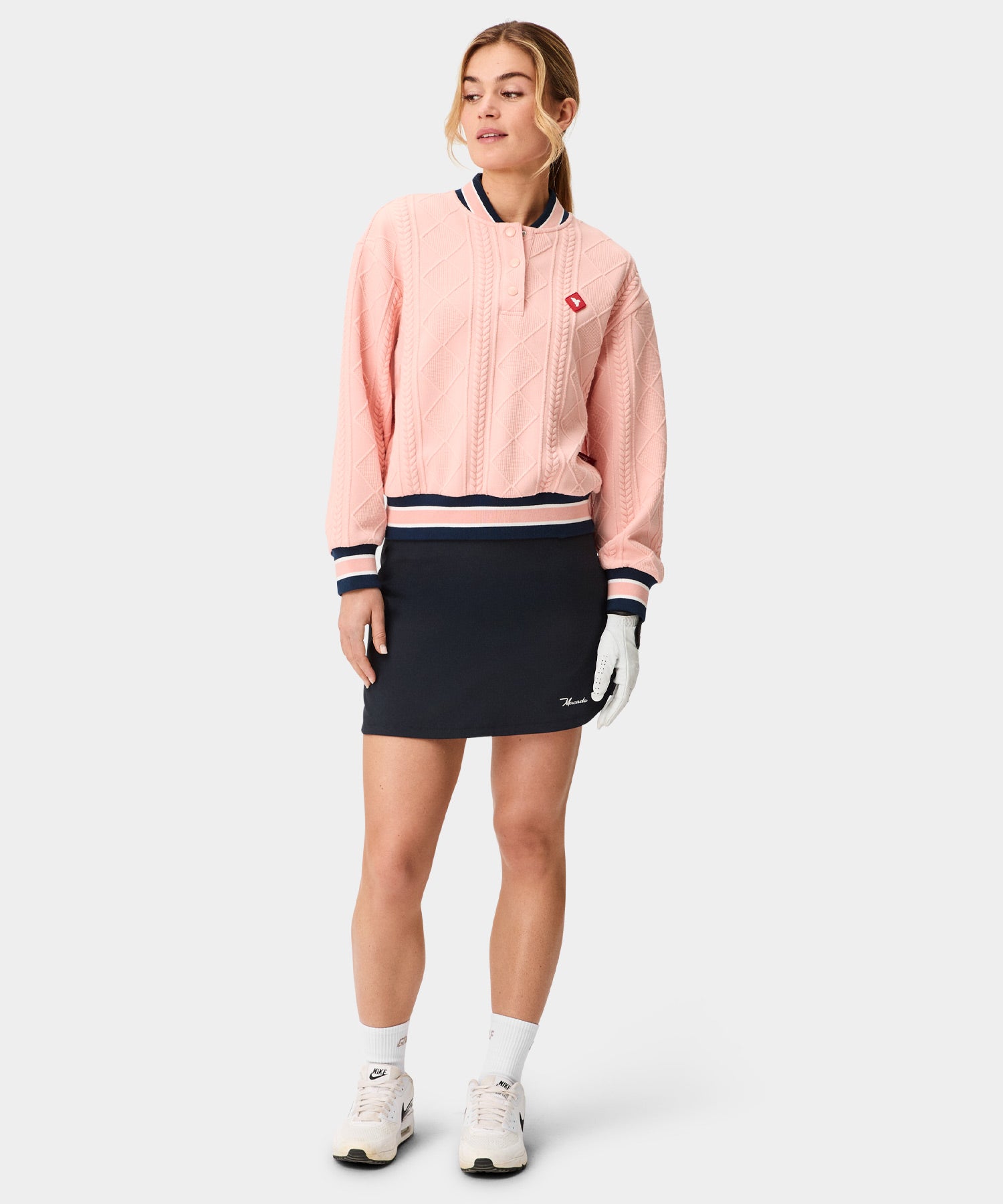Coral TR Bomber Pullover
