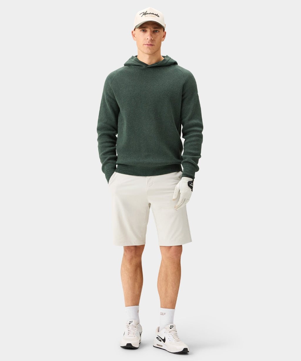 Macade Men's Tech Knit Hoodie - Pine Green