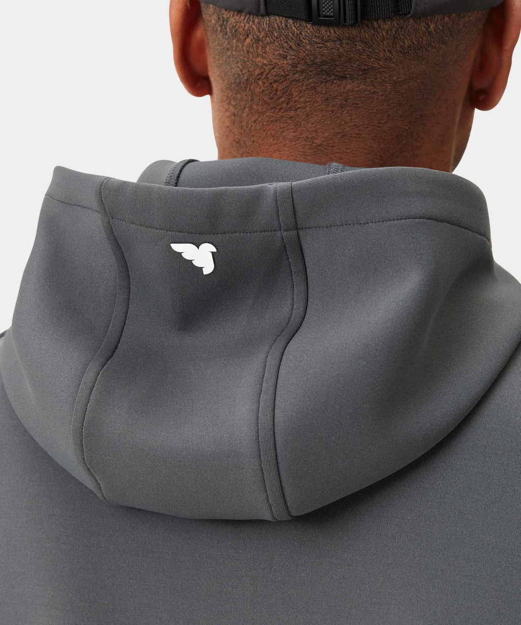 Macade Men's Therma Zip Hoodie - Dark Gray