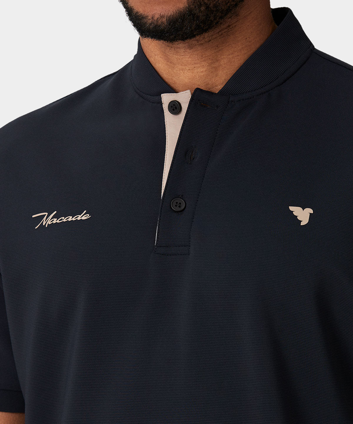 Macade Men's Heath Bomber Shirt - Black