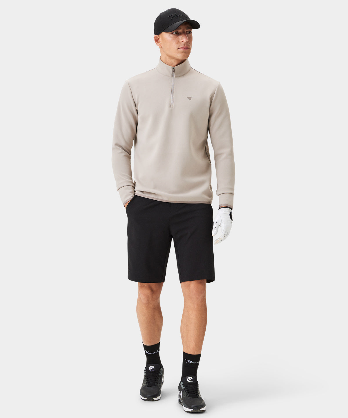 Macade Men's Therma Quarter Zip - Taupe