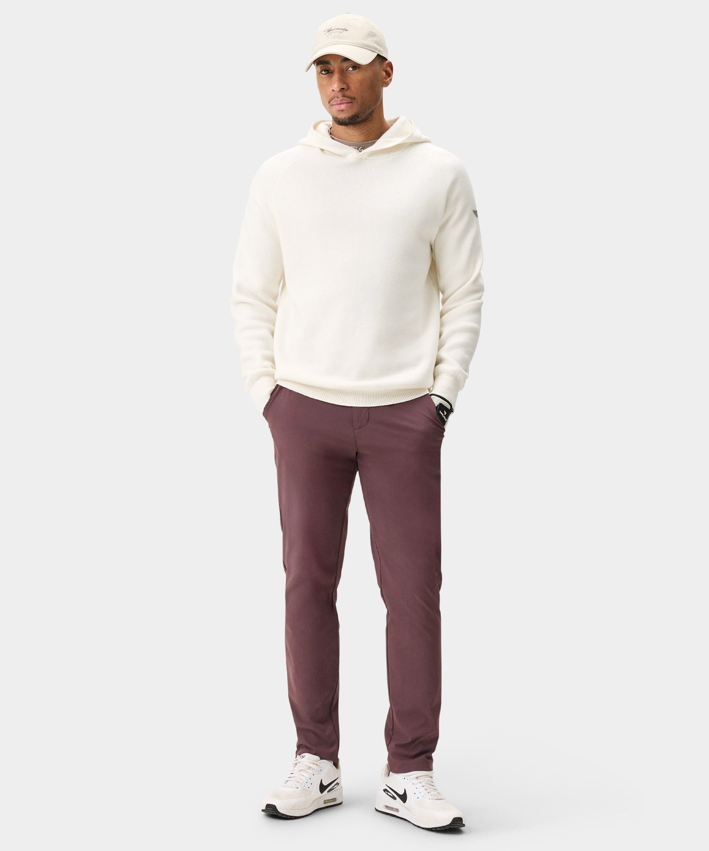 Men's Tech Knit Hoodie - Cream