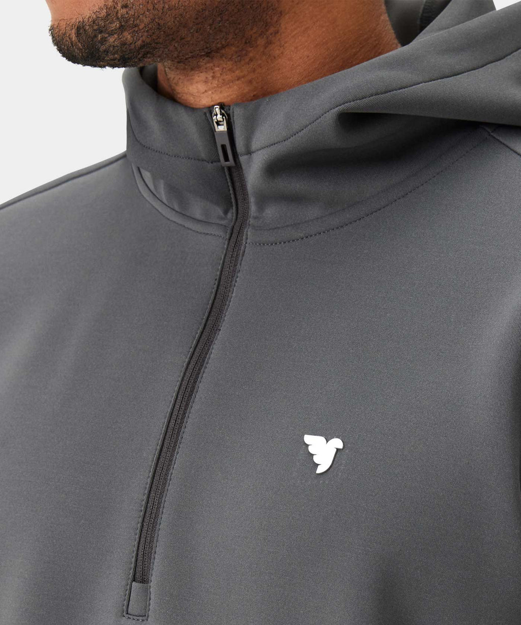 Macade Men's Therma Zip Hoodie - Dark Gray