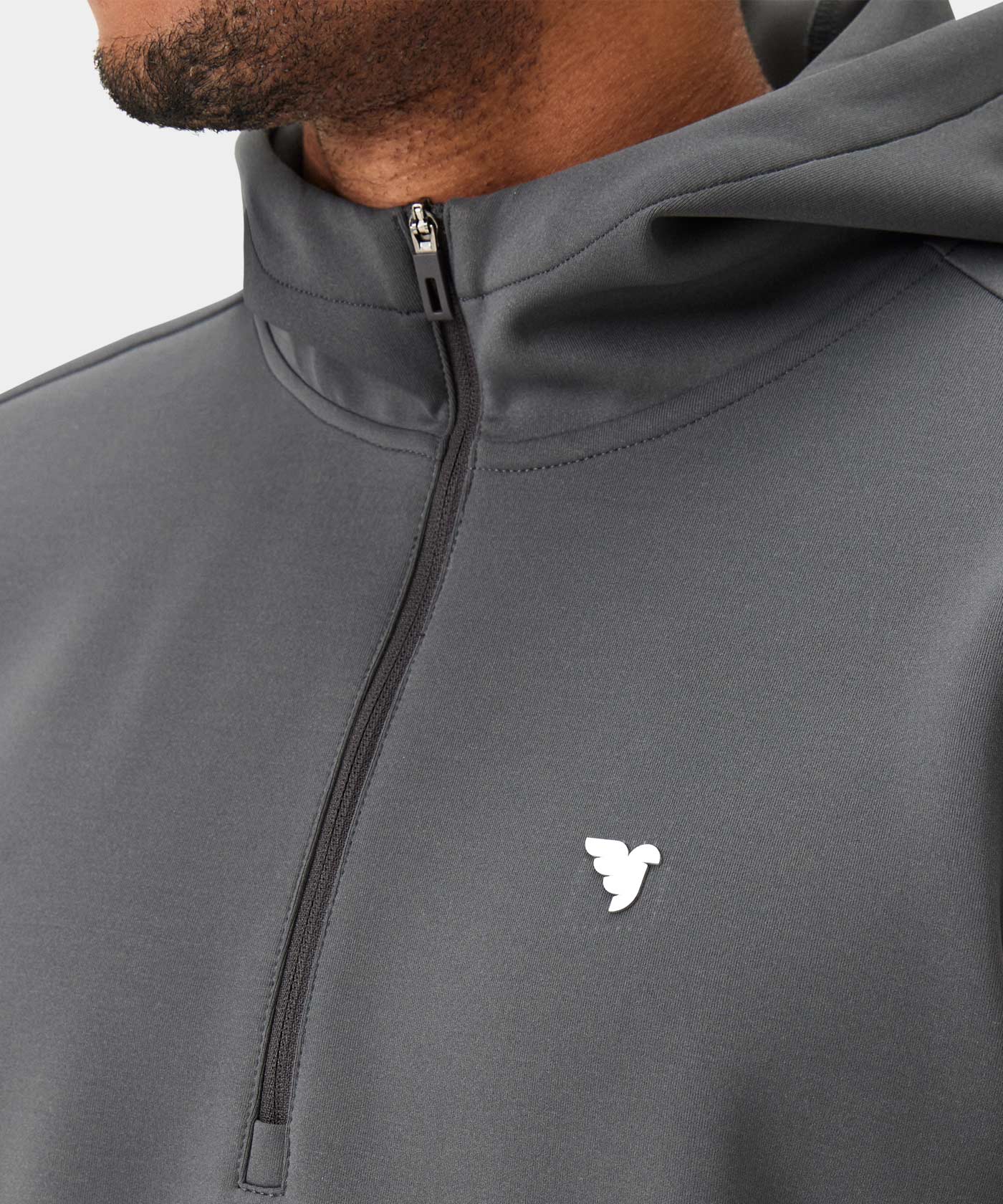 Macade Men's Therma Zip Hoodie - Dark Gray