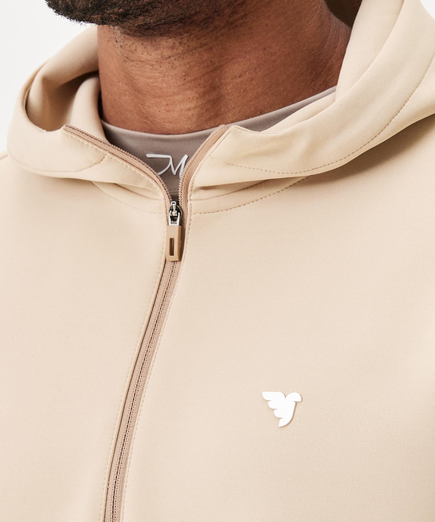 Macade Men's Therma Zip Hoodie - Tan