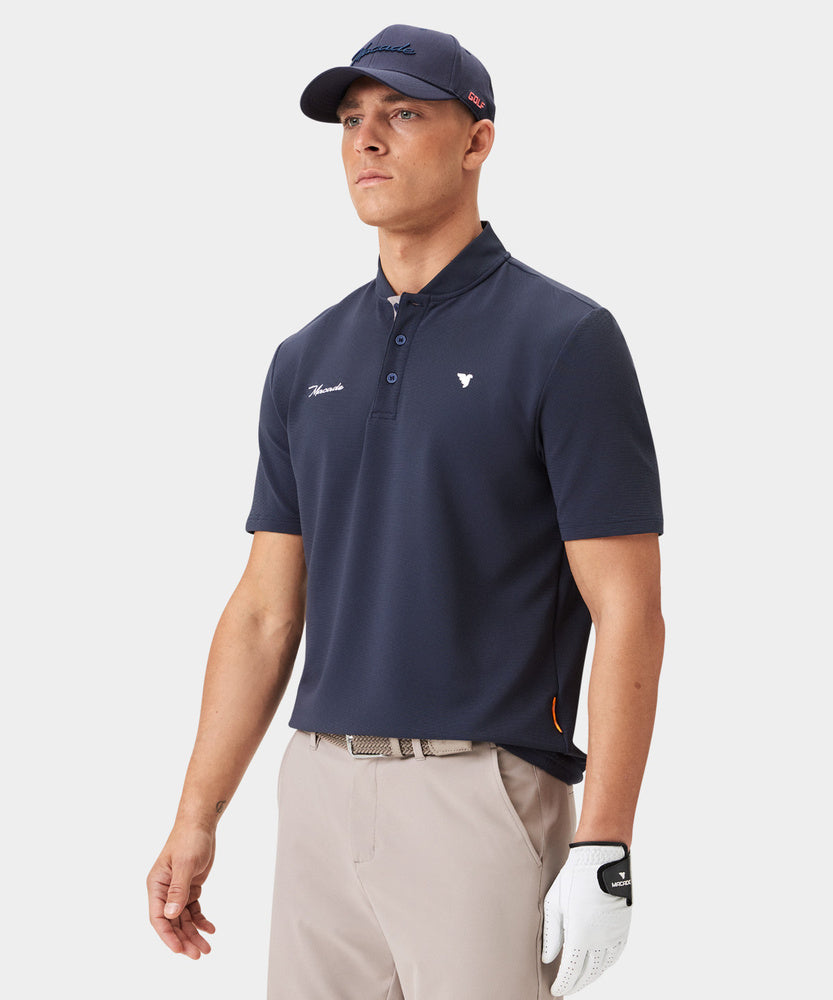 Macade Men's Heath Bomber Shirt - Dark Blue