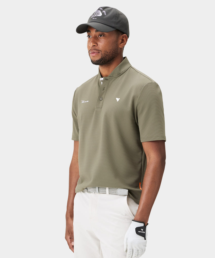 Macade Men's Heath Bomber Shirt - Olive