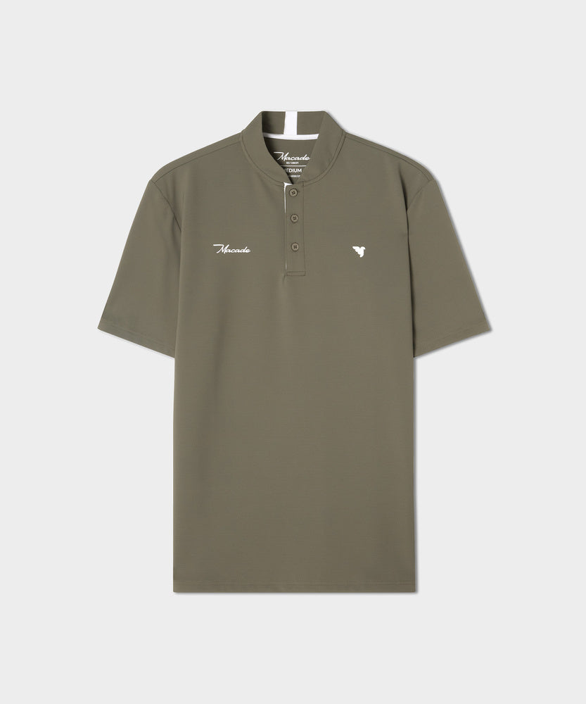Macade Men's Heath Bomber Shirt - Olive