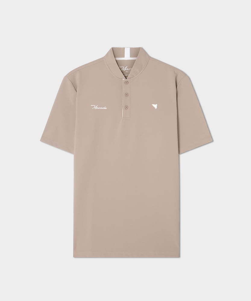 Macade Men's Heath Bomber Shirt - Tan