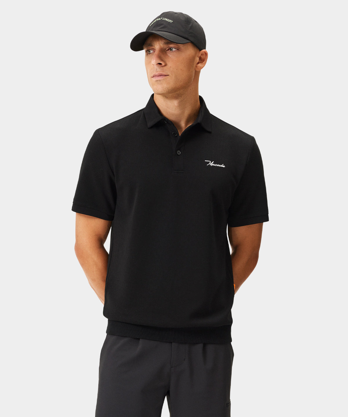 Macade Men's AR Tech Polo - Black