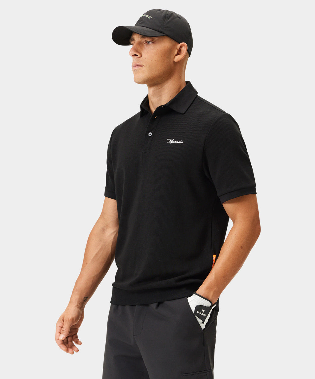 Macade Men's AR Tech Polo - Black
